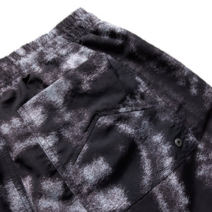 Rhude Motion Bandana Swim Short - Black/White