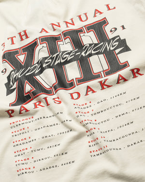 Rhude Stage Racing Tee - Vintage White/Black