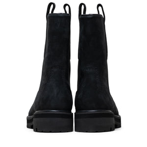 Timberland Heritage Pull On Boot - Black Nubuck/Black
