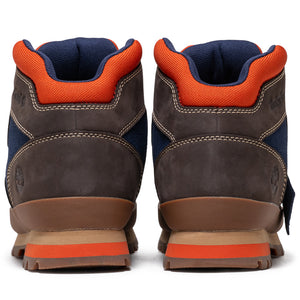Timberland Euro Hiker Mid Boot - Dark Brown Nubuck/Dark Blue