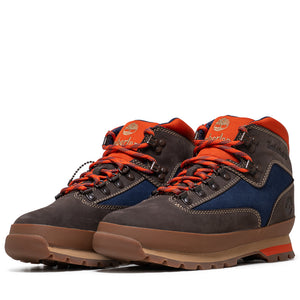 Timberland Euro Hiker Mid Boot - Dark Brown Nubuck/Dark Blue