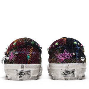 Harris Tweed x Vans LX Classic Slip On 98 - Red/Blue