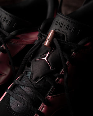 Women's Air Jordan 6 Retro Low - Black/Desert Berry