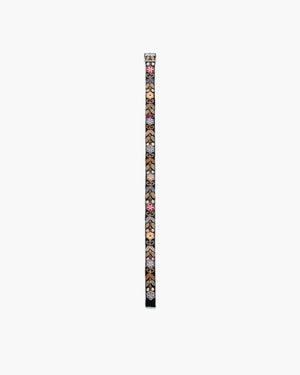 Nahmias Crochet Floral Belt - Black
