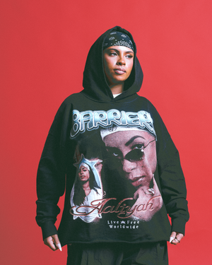 Barriers Worldwide x Aaliyah Live Free Hoodie - Black